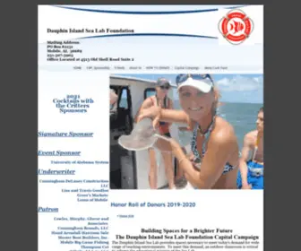 Sealabfoundation.org(Dauphin Island Sea Lab Foundation) Screenshot