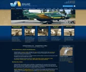 Sealandaviation.com(Sealand Aviation Ltd) Screenshot