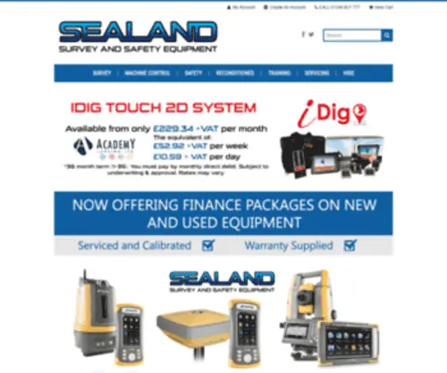 Sealandsurvey.co.uk(Sealand Survey Centre) Screenshot