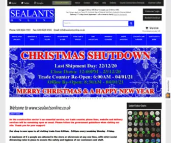 Sealantsonline.co.uk(Sealants Online) Screenshot
