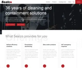 Sealco.net(Data Center Cleaning and Cooling Efficiency Solutions) Screenshot