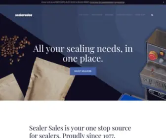 Sealersales.com(Sealer Sales) Screenshot