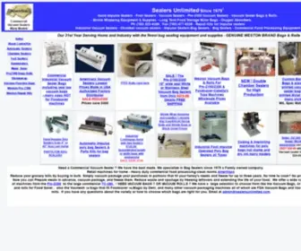 Sealersunlimited.com(Vacuum sealer) Screenshot