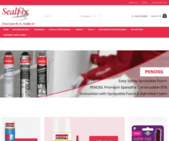 Sealfix.co.uk(Professional supplier to the Glazing & Building trades) Screenshot