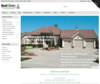 Sealgreen.com(Concrete sealer) Screenshot