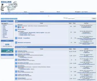 Sealine.co.za(South African Angling and Boating Community) Screenshot
