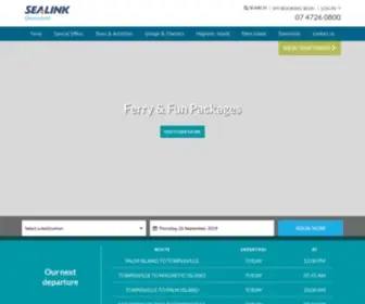 SealinkqLD.com.au(Book your ferry to Magnetic Island and Palm Island) Screenshot