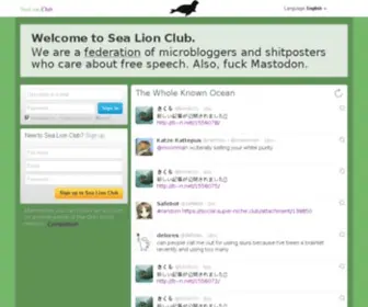 Sealion.club(Sealion club) Screenshot