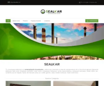 Sealkar.com(Venta de materiales para la industria) Screenshot