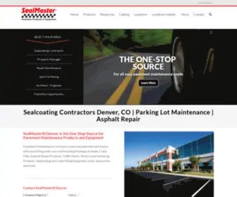 Sealmasterdenver.com(Sealcoating Contractors Denver CO) Screenshot