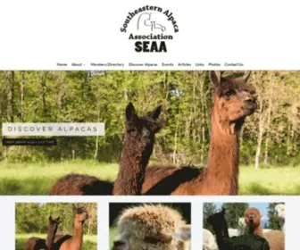 Sealpaca.org(SouthEastern Alpaca Association) Screenshot