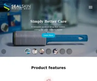 Sealskinwrap.com(Seal Skin Medical Wrap) Screenshot