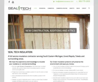 Sealtechinsulation.com(Spray Foam) Screenshot