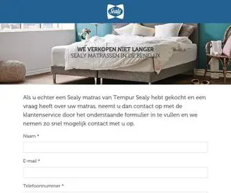 Sealy.com(Official Sealy® Website) Screenshot