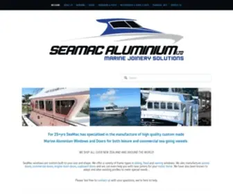 Seamac.co.nz(SeaMac Aluminium) Screenshot