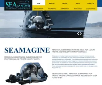 Seamagine.com(Personal Small Private Submarines) Screenshot