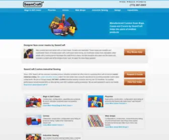 Seamcraft.com(Custom Industrial Sewing) Screenshot