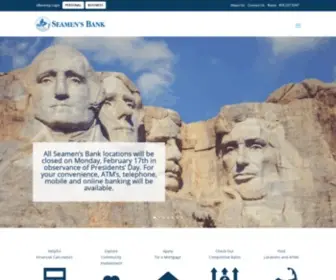 Seamensbank.com(Seamen's Bank) Screenshot