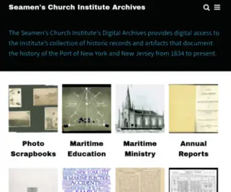 Seamenschurch-Archives.org(SCI Archives) Screenshot