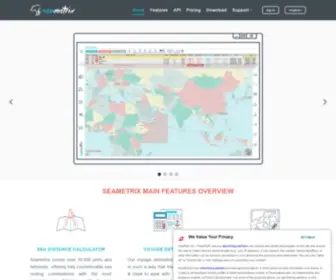 Seametrix.net(Sea distance calculation and voyage estimation software) Screenshot