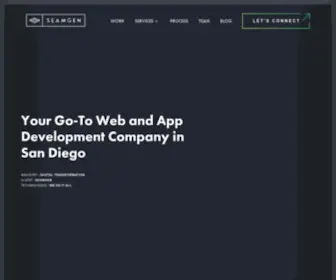 SeamGen.com(Top Web and Mobile Application Development Company) Screenshot