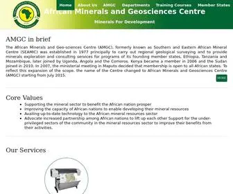 Seamic.org(African Minerals and Geosciences Centre) Screenshot