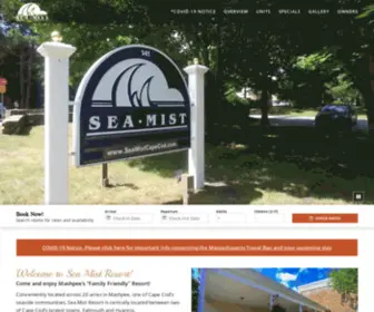 Seamistcapecod.com(Sea Mist Resort) Screenshot