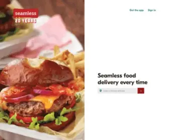 Seamless-UK.co.uk(Order Food Delivery Online from Local Restaurants) Screenshot