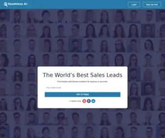 Seamless.ai(Best AI Sales Software & Business Leads Platform) Screenshot