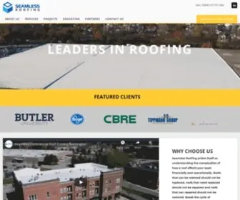 Seamlessroofingllc.com(Seamless Roofing) Screenshot