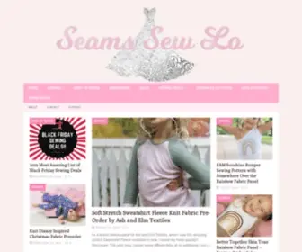 Seamssewlo.com(Seams Sew Lo) Screenshot