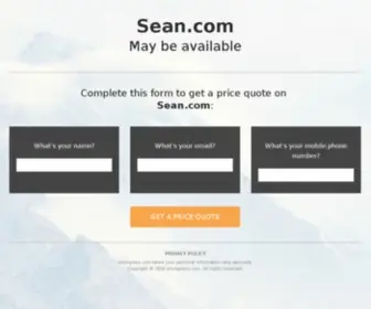 Sean.com(Sean black) Screenshot