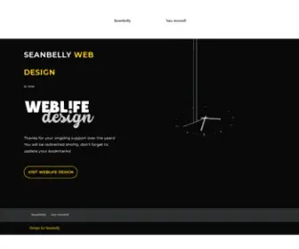 Seanbelly.com(Seanbelly Web Design) Screenshot
