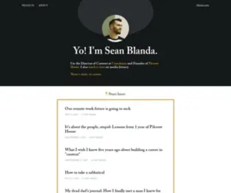 Seanblanda.com(Sean Blanda) Screenshot