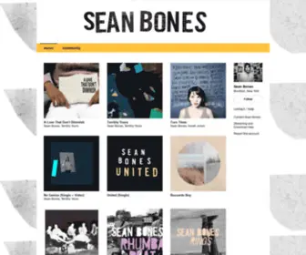 Seanbones.com(Sean Bones) Screenshot