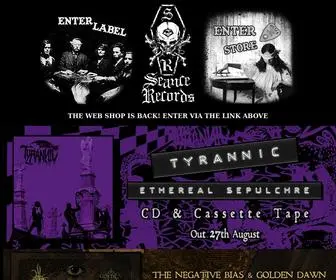 Seancerecords.com(SEANCE RECORDS) Screenshot