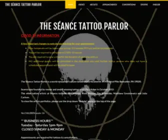 Seancetattoo.com(Paul Acker presents The Seance Tattoo Parlor) Screenshot