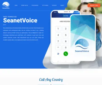 Seanetvoice.com(Free calls & Cheap International calls) Screenshot