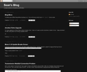 Seanfmcmahon.com(Sean's Blog) Screenshot