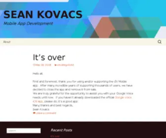 Seankovacs.com(Sean Kovacs) Screenshot