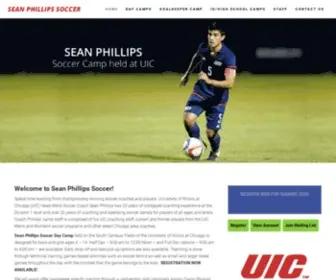 Seanphillipssoccer.com(Chicago Soccer Day Camps) Screenshot