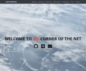 Seanprashad.com(Sean Prashad) Screenshot