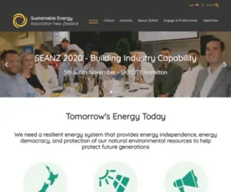 Seanz.org.nz(RENEWABLE ELECTRICITY) Screenshot