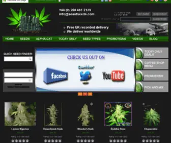 Seaofseeds.com(Buy Cannabis Seeds) Screenshot