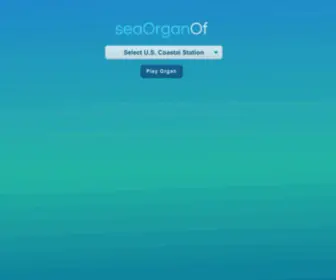Seaorgan.net(An immersive web app) Screenshot
