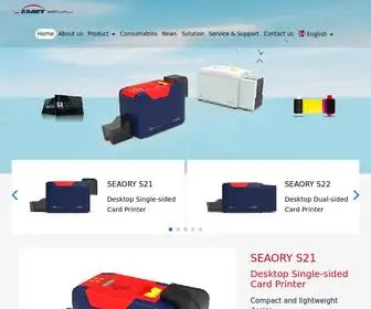 Seaoryprinter.com(SEAORY Card Printer) Screenshot