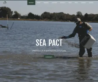 Seapact.org(Sea Pact is a sustainable seafood alliance) Screenshot
