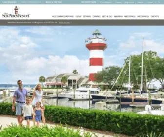 Seapines.com(Hilton Head Vacation Rentals) Screenshot