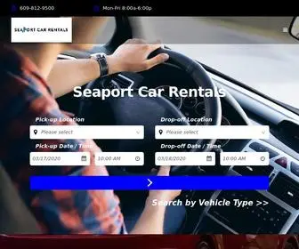 Seaportcarrentals.com(Seaport Car Rentals is ready to give you a first class driving experience at economy price with our car rental services in South Jersey) Screenshot