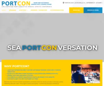 Seaportcon.com(Leading Ports) Screenshot